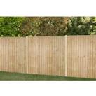 Forest Garden 6ft x 5'6ft (1.83m x 1.68m) Pressure Treated Closedboard Fence Panel