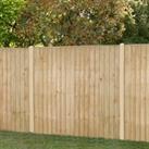 Forest Garden 6ft x 5ft (1.83m x 1.54m) Pressure Treated Closedboard Fence Panel