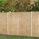 Forest Garden 6ft x 6ft (1.83m x 1.85m) Pressure Treated Closedboard Fence Panel