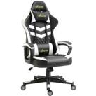 Vinsetto Racing Gaming Chair With Lumbar Support Gamer Office Chair Black Grey