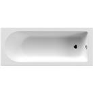 Nuie Barmby Standard Single Ended Bath 1700 X 750mm - White