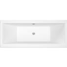 Nuie Asselby Square Double Ended Bath 1700 X 700mm - White