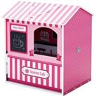 Olivia's Little World - Dreamland City Caf Doll House - Pink / White / Black