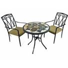 Exclusive Garden Darwin 76cm Bistro Table with 2 Ascot Chairs Set