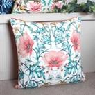 Evans Lichfield Heritage Peony Polyester Filled Cushion Coral