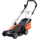 Yard Force 1400W 34cm Electric Lawnmower with 35L Grass Bag