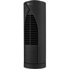 Puremate 13inch Desktop Mini Tower Fan With Oscillation - Black