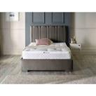 DS Living Lilly Luxury Velvet Upholstered Bed Frame Small Double 4ft Charcoal Grey