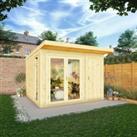 Mercia 3m x 3m Insulated Garden Room with Side Shed (with FREE Installation)