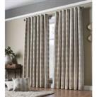 Essential Living Flections Eyelet Ring Top Curtains Ochre 117cm x 137cm