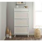 Lloyd Pascal Rainford Shoe Cabinet With 1 Drawer And 3 Dropdown Doors