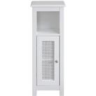 Lloyd Pascal Rainford Single Door Cabinet - White