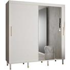 Arte-N Monaco Ii Sliding Door Wardrobe 200cm - White