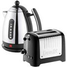 Dualit Lite 1 5L Kettle With 2 Slice Toaster Black