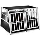 Tectake Double Dog Crate Bobby Without Partition Wall
