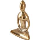Pacific Shiny Gold Sitting Statue
