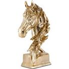 Pacific Shiny Gold Horse Head Ornament