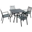 Outdoor Living The Chorley 4 Seat Metal Dining Set