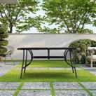 Livingandhome Rectangle Glass Coffee Table 150x90cm Black