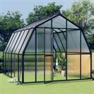 vidaXL Greenhouse w/ Base Frame Anthracite 9.53m2 Aluminium