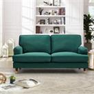 Artemis Home Woodbury 2 Seat Velvet Sofa - Green