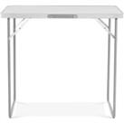 SA Products 2.6ft Utility Folding Table