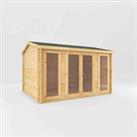 Mercia 4m x 3m Home Office Studio Log Cabin (28mm)