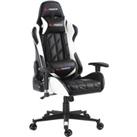 Gtforce Pro Gt Reclining Sports Racing Gaming Office Desk Pc Car Faux Leather Chair white