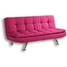 Home Detail Kingston Pink Fabric Sofa Bed