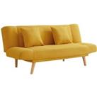 Home Detail Hamilton Mustard Fabric Sofa Bed