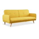 Home Detail Belmont Mustard Fabric Sofa Bed