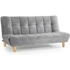 Home Detail Macey Grey Velvet Sofa Bed