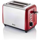 Swan Townhouse 2 Slice Toaster - Red
