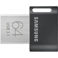 Samsung FIT Plus USB Flash Drive Black 64 GB