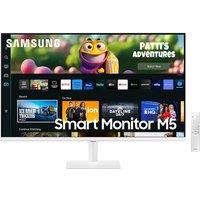 Samsung 27'' Smart Monitor M50C FHD 4ms White Speakers & Remote LS27CM501EUXXU