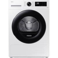 Samsung Series 5 DV90CGC0A0AEEU with OptimalDry, Heat Pump Tumble Dryer, 9kg in White