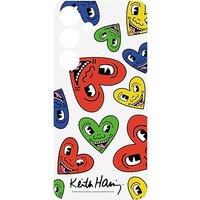 Samsung Keith Haring Heart Plate for Galaxy S24 Suit Case Red