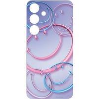 Samsung Smiley Ring Plate for Galaxy S24 Suit Case Purple