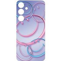 Samsung Smiley Ring Plate for Galaxy S24+ Suit Case Purple