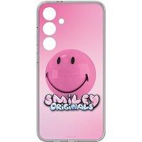 Samsung Smiley Pink Plate for Galaxy S24+ Suit Case