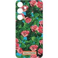 Samsung Toilet Paper Rose Plate for Galaxy S24+ Suit Case Green