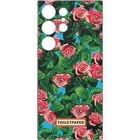 Samsung Toilet Paper Rose Plate for Galaxy S24 Ultra Suit Case Green