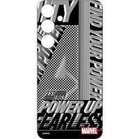 Samsung Marvel Avengers Plate for Galaxy S24 Suit Case Black