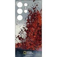 Samsung National Geographic Lava Plate for Galaxy S24 Ultra Suit Case Red