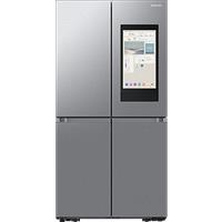 Samsung Family Hub AI Vision Inside RF65DG9H0ESR French Style Smart Fridge Freezer - Real Stainless Silver 636 L