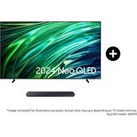 Samsung 55" QNX1D Neo QLED 4K Smart TV (2024) and S50B S-Series Lifestyle Soundbar Phantom Black