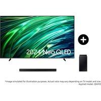 Samsung 65" QNX1D Neo QLED 4K Smart TV (2024) and C430 C-Series Soundbar with Subwoofer Phantom Black