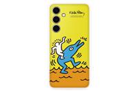 Samsung Keith Haring Flipsuit Case for S24 FE Yellow