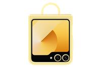 Samsung Silicone Case with Ring for Z Flip6 Yellow