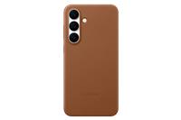 Samsung Kindsuit Faux Leather Case for Galaxy S25 FE Titanium Orange